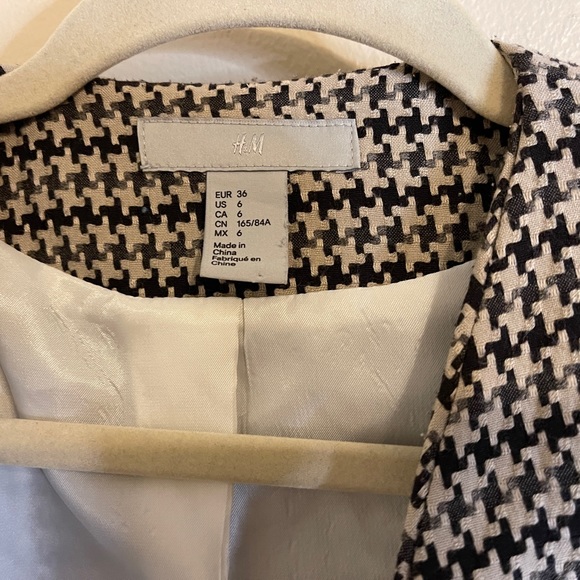 Vintage H&M Houndstooth Jacket/Blazer - Picture 3 of 7